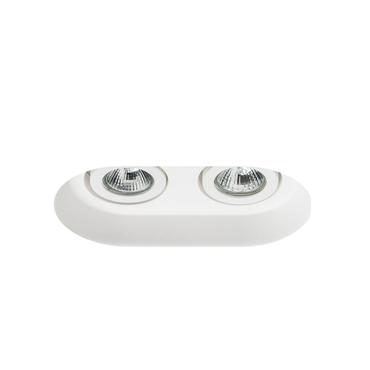 DINGO II GU10 dubbele gips inbouwspot kantelbaar