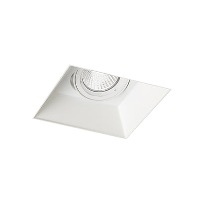 IPSO SQ | foco empotrable cuadrado trimless | GU10 | blanco | con o sin fuente de luz