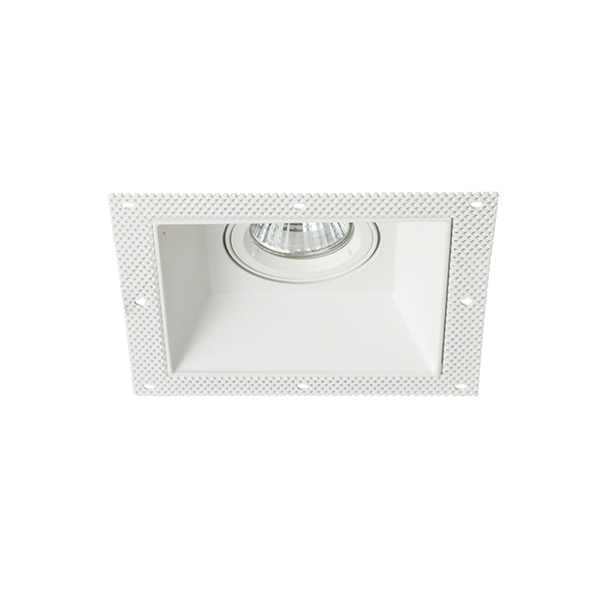 IPSO SQ | foco empotrable cuadrado trimless | GU10 | blanco | con o sin fuente de luz