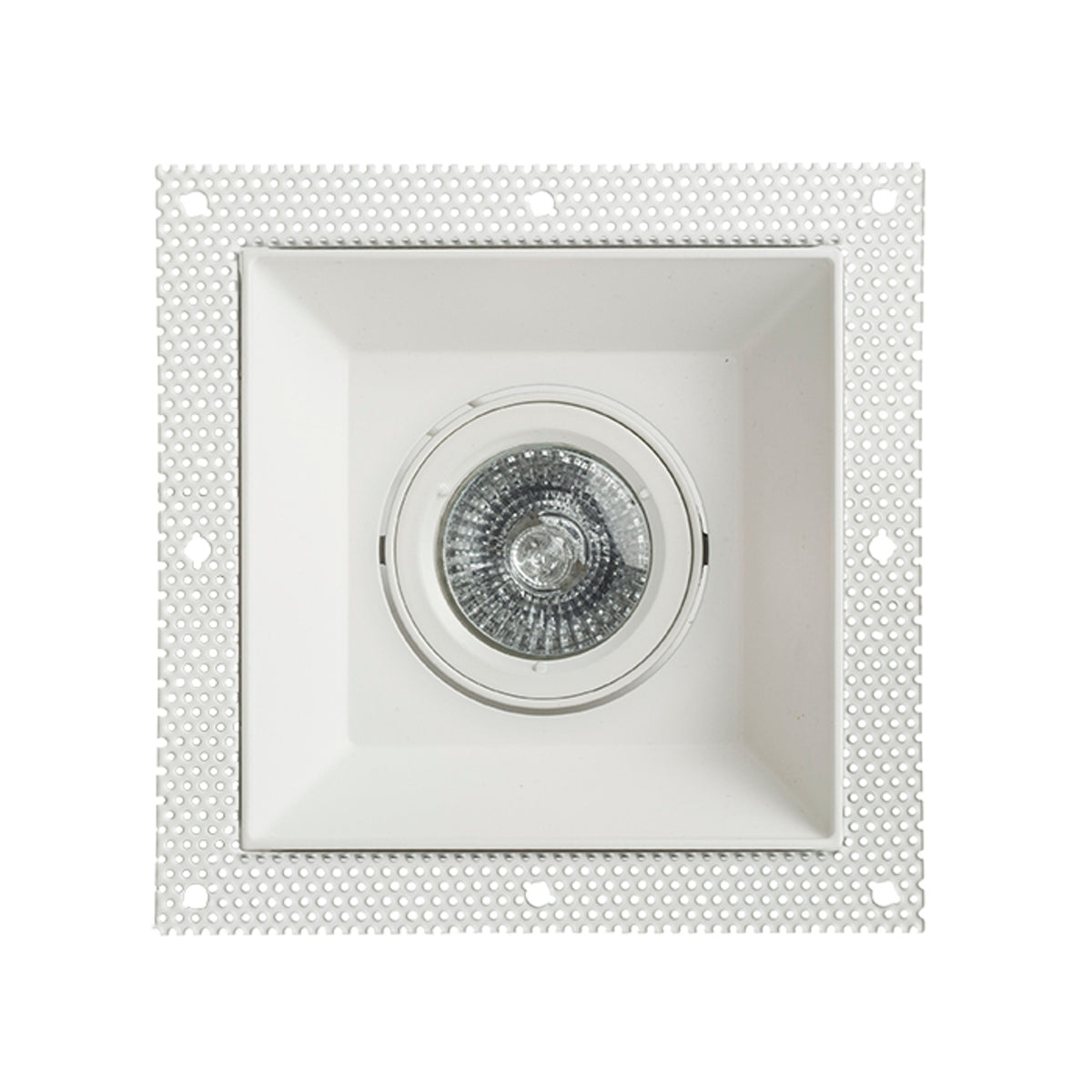 IPSO SQ | foco empotrable cuadrado trimless | GU10 | blanco | con o sin fuente de luz