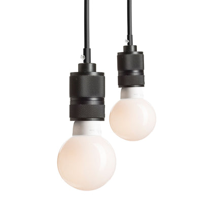 CINDY VI | hanglamp met 6 pendels | E27 | zwart | met of zonder lichtbron