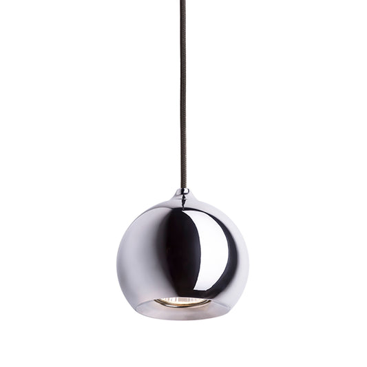 DESTY | kleine hanglamp | GU10 | zwart met chroom | met of zonder lichtbron