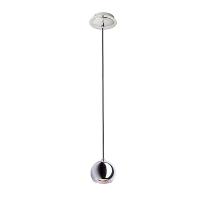 DESTY | small pendant light | GU10 | black with chrome | with or without light source