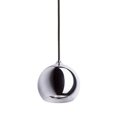 DESTY | small pendant light | GU10 | black with chrome | with or without light source