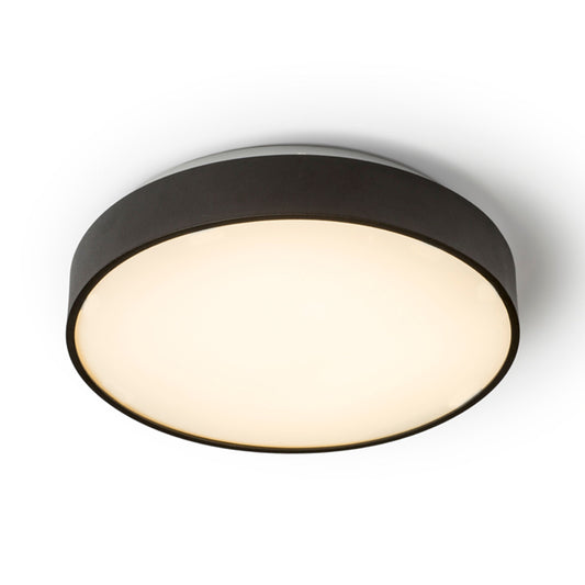 MENSA R 40 | ronde plafondlamp | LED 28W 1800lm 3000K | 40 cm | mat zwart