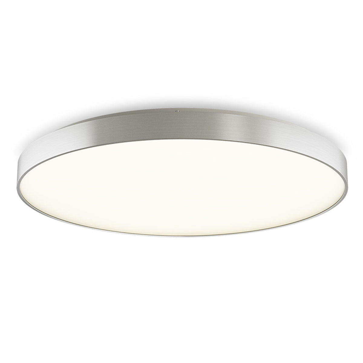 MENSA R 80 | duża okrągła lampa sufitowa | LED 80W 6800lm 3000K | 80 cm | szczotkowane aluminium