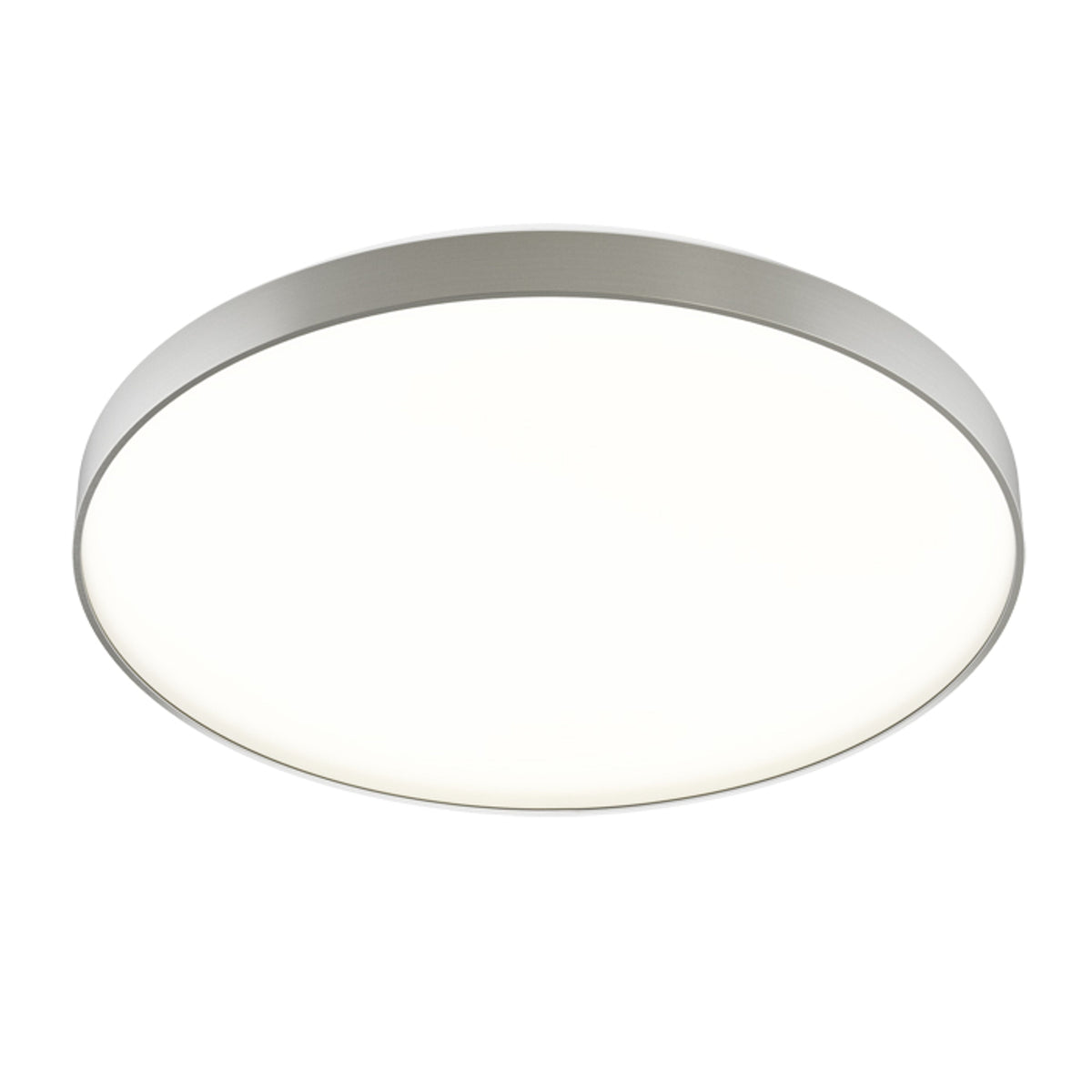 MENSA R 80 | duża okrągła lampa sufitowa | LED 80W 6800lm 3000K | 80 cm | szczotkowane aluminium