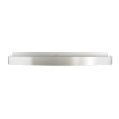 MENSA R 80 | duża okrągła lampa sufitowa | LED 80W 6800lm 3000K | 80 cm | szczotkowane aluminium