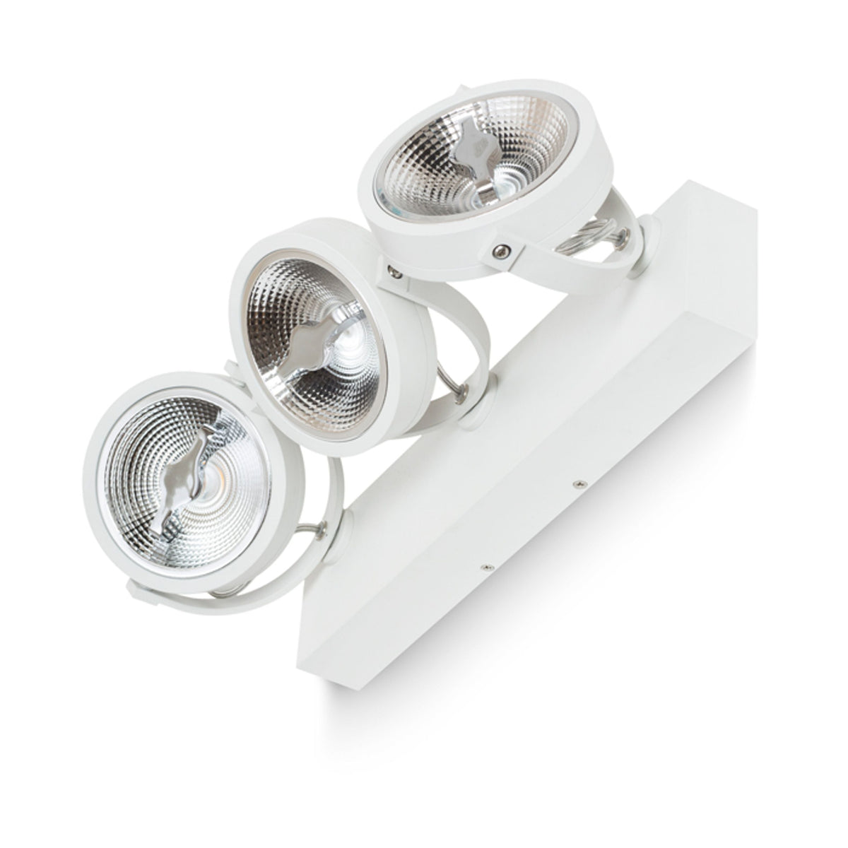 KELLY LED III | wall and ceiling lamp with 3 adjustable reflectors | 1800lm 3000K | white or black