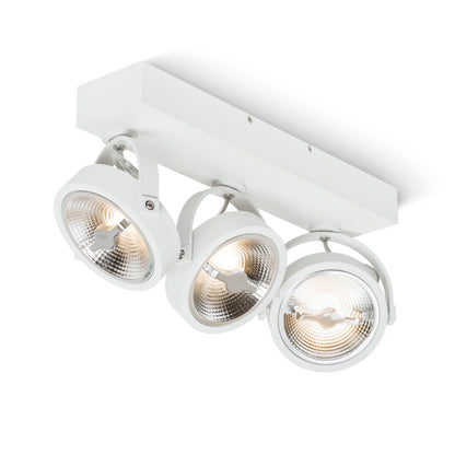 KELLY LED III | wall and ceiling lamp with 3 adjustable reflectors | 1800lm 3000K | white or black