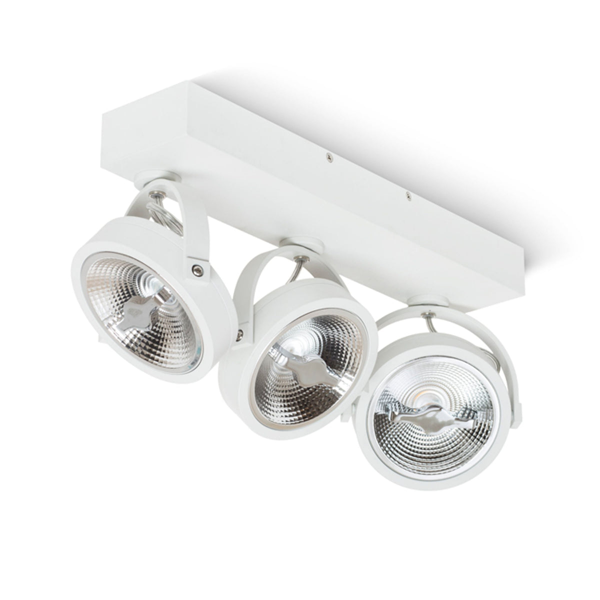 KELLY LED III | wall and ceiling lamp with 3 adjustable reflectors | 1800lm 3000K | white or black