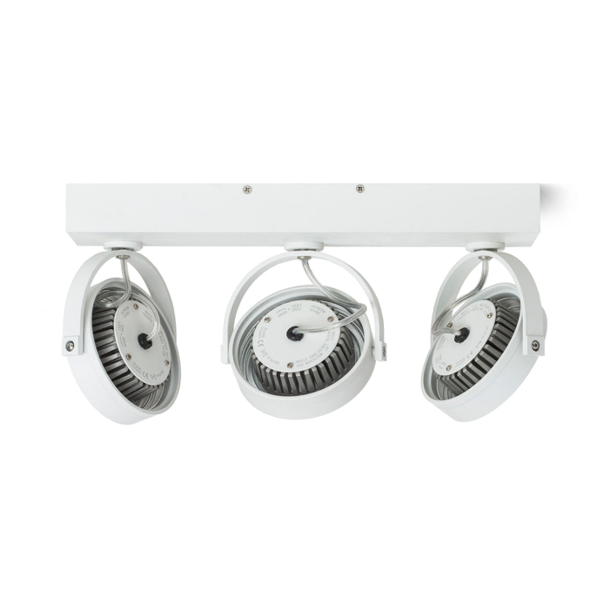 KELLY LED III | wall and ceiling lamp with 3 adjustable reflectors | 1800lm 3000K | white or black