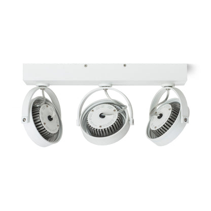 KELLY LED III | wall and ceiling lamp with 3 adjustable reflectors | 1800lm 3000K | white or black