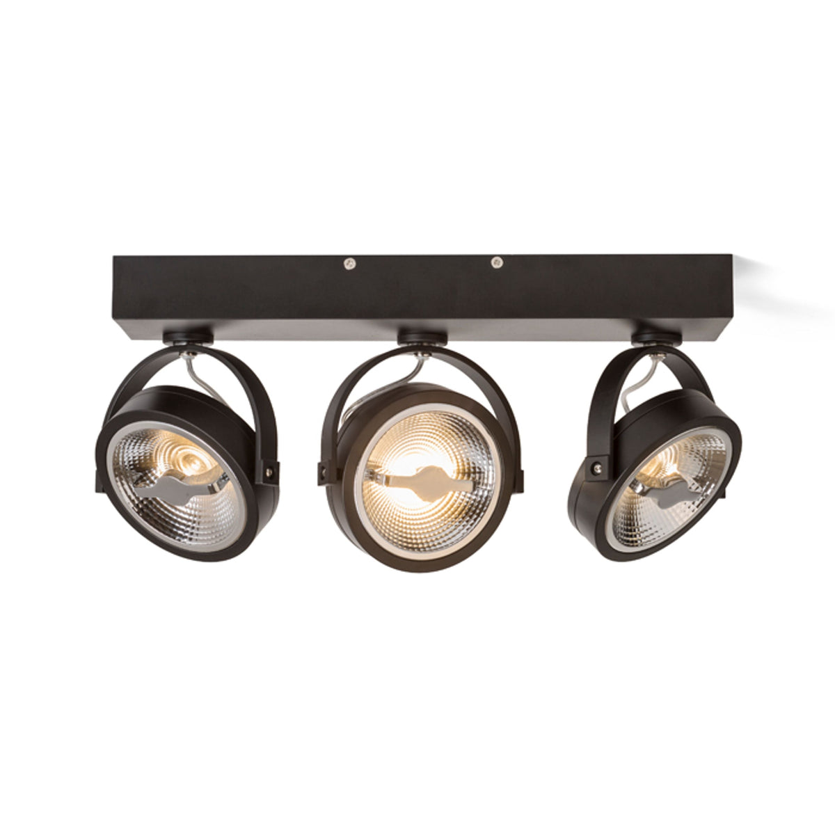 KELLY LED III | wall and ceiling lamp with 3 adjustable reflectors | 1800lm 3000K | white or black