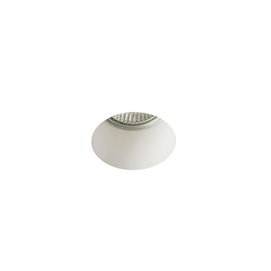 QUO R gips inbouwspot rond trimless GU10