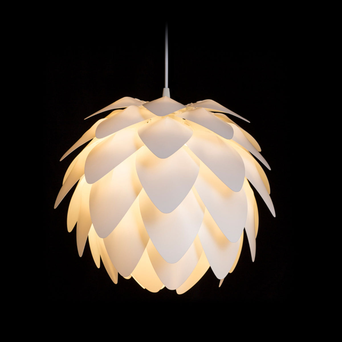 ENCOMBRE | decorative pendant lamp with scaly shade | E27 | 43 cm | three colors | with or without light source