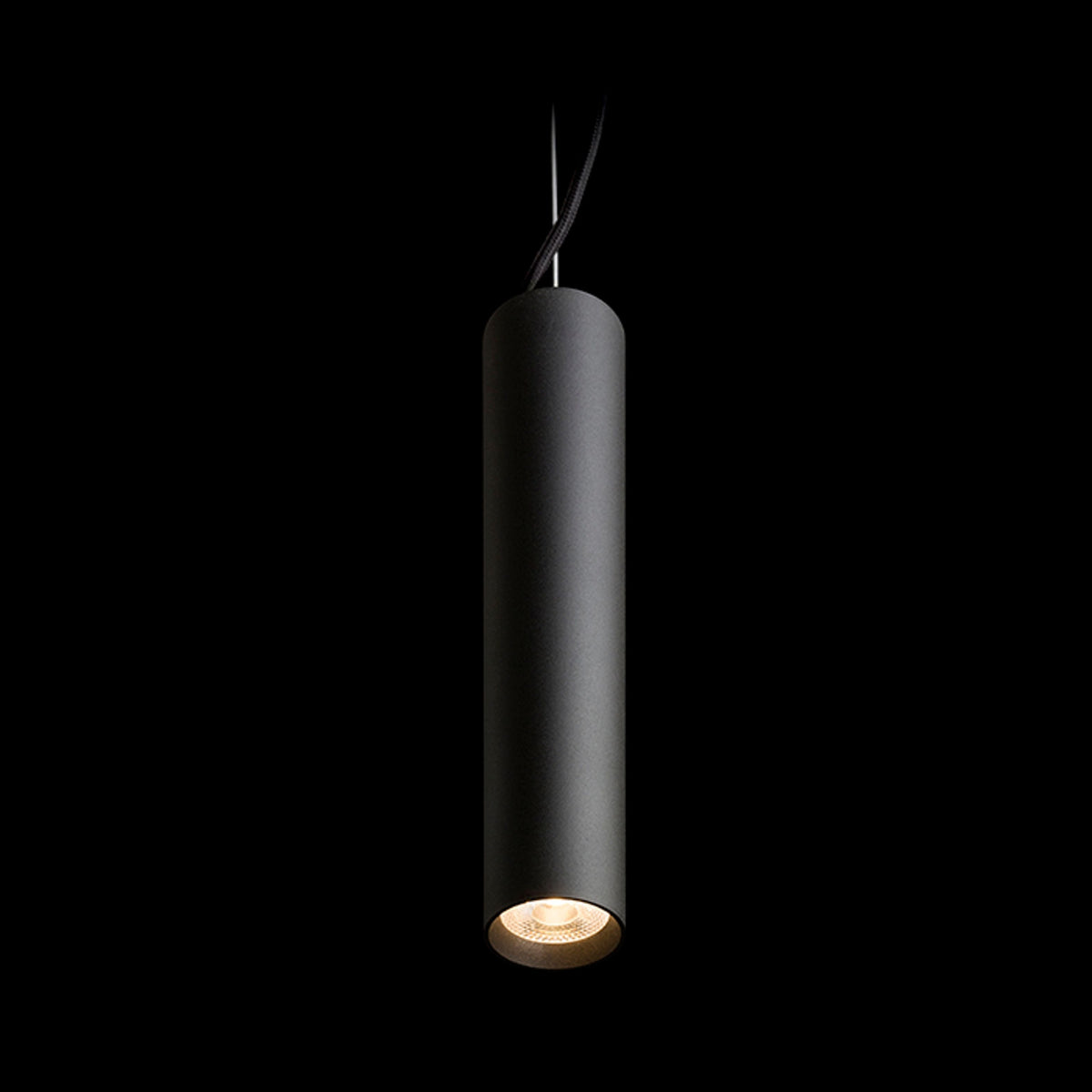 RIGA 28 | slanke LED hanglamp 28 cm | 6W 570lm 3000K | wit of zwart