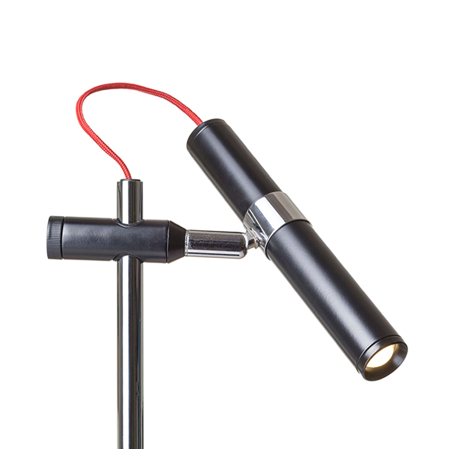 VIPER TL | LED werktafellamp met verstelbare reflector | 3W 3000K 100lm | 62 cm | zwart/chroom