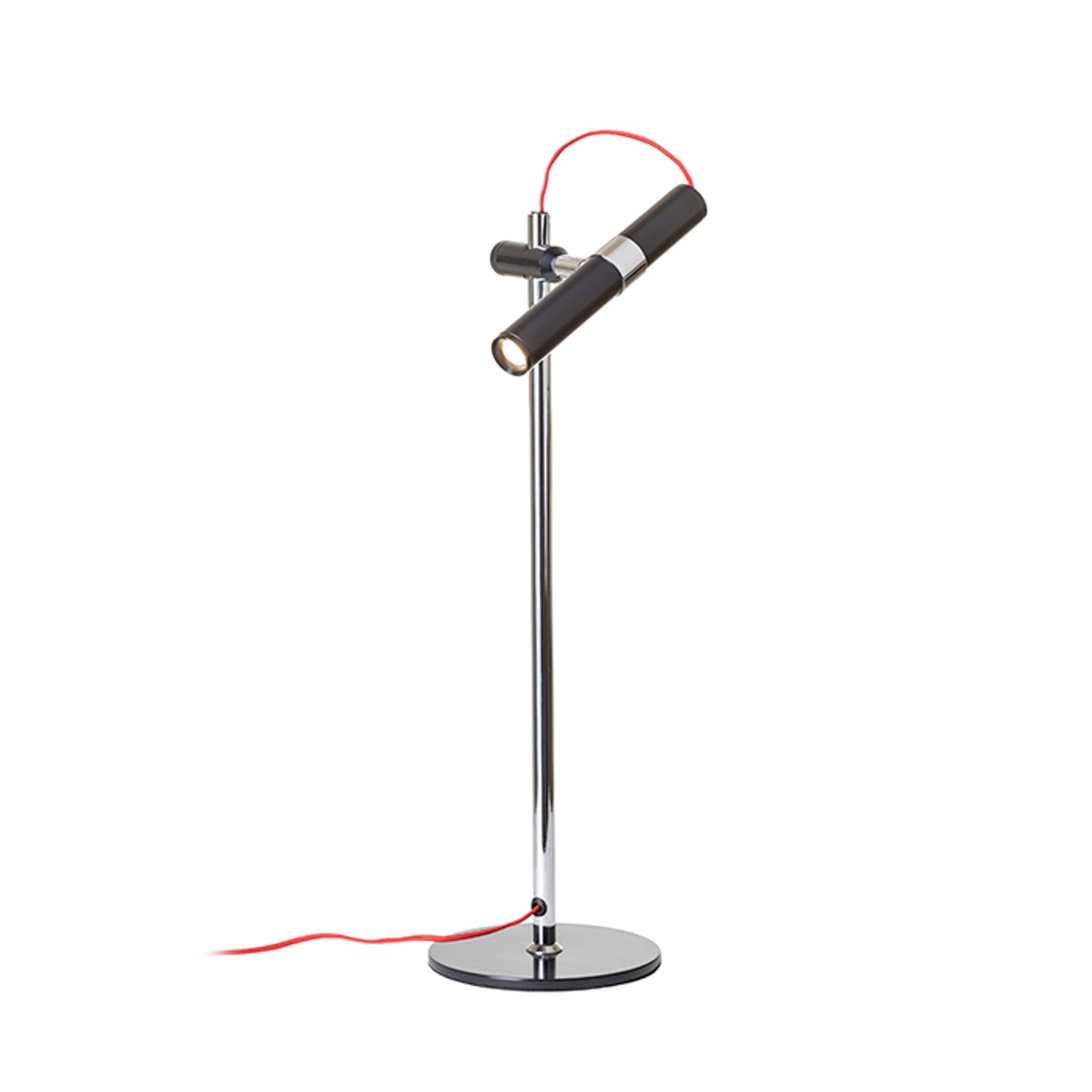 VIPER TL | LED werktafellamp met verstelbare reflector | 3W 3000K 100lm | 62 cm | zwart/chroom