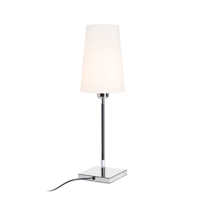 LULU | tafellamp met conische textielkap | E27 max 8W | 59 cm | 2 kleuren