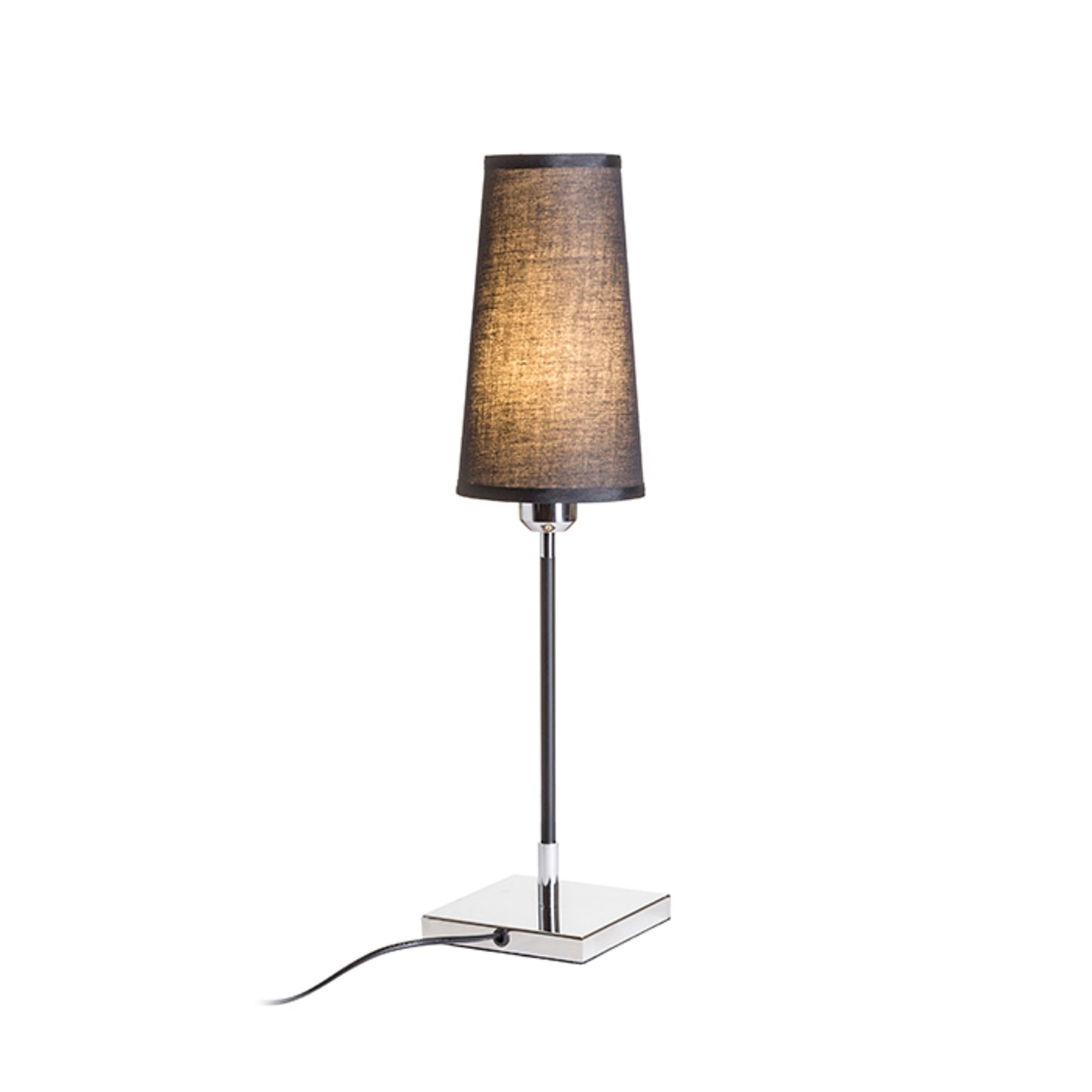 LULU | tafellamp met conische textielkap | E27 max 8W | 59 cm | 2 kleuren