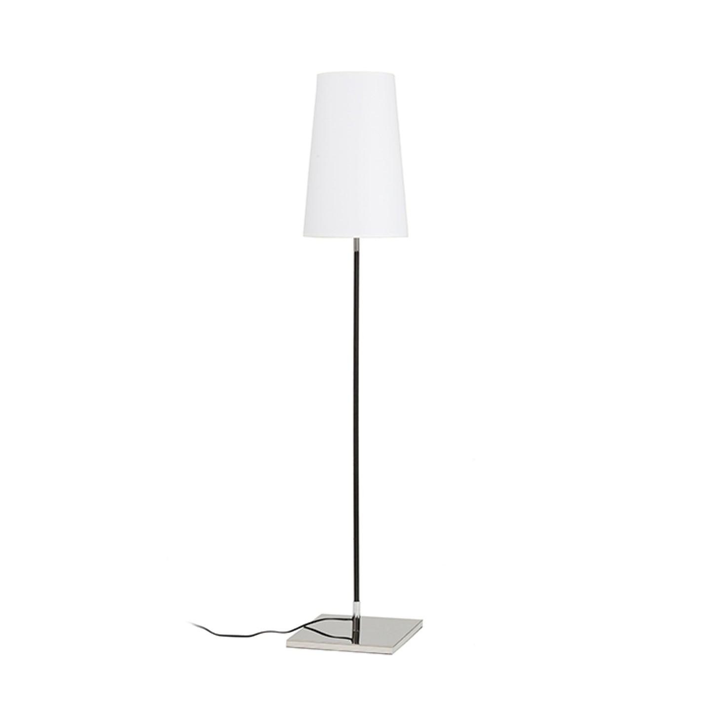 LULU vloerlamp wit chroom E27
