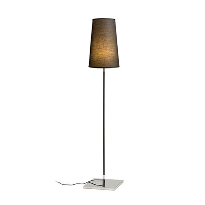 LULU vloerlamp zwart chroom E27