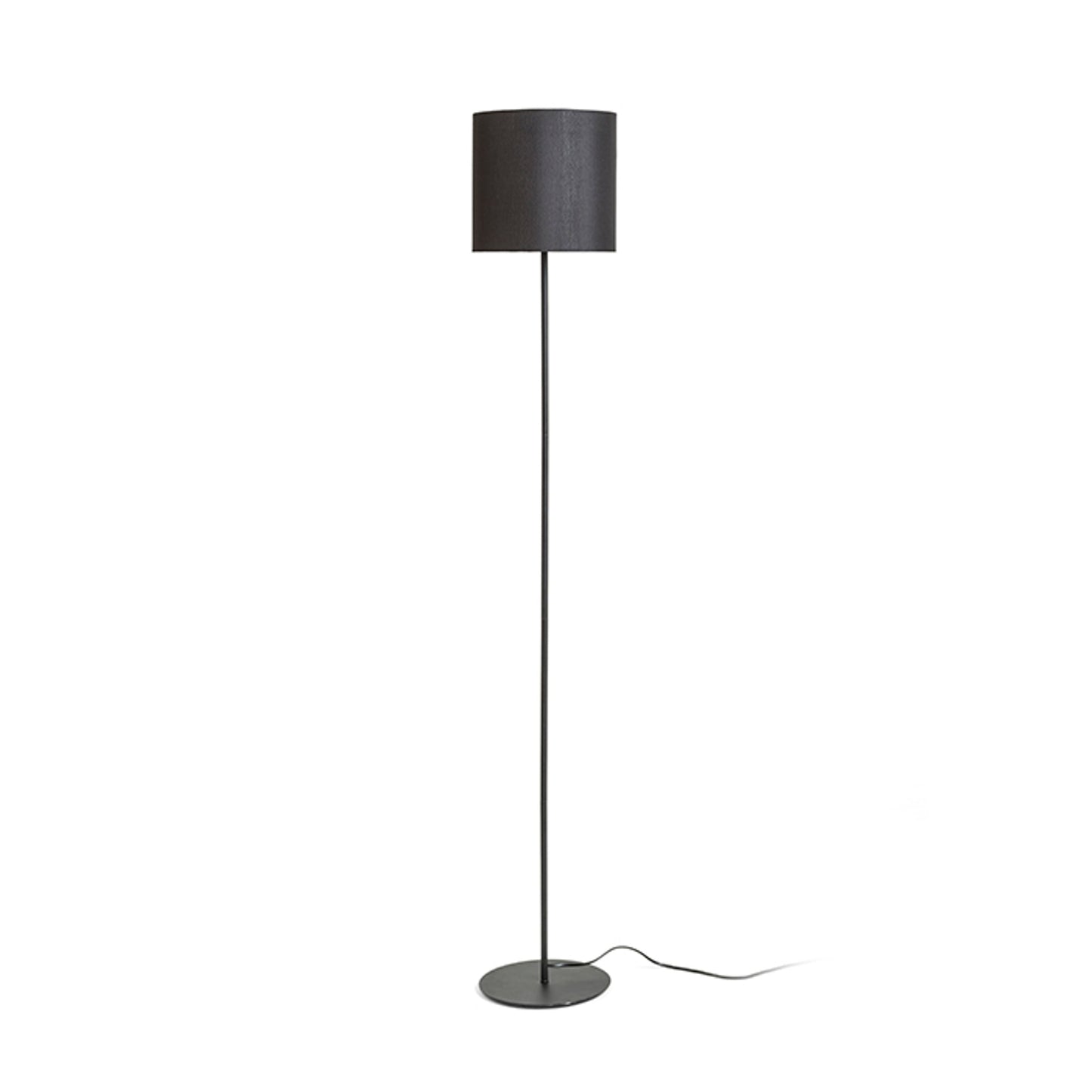ETESIAN vloerlamp zwart E27