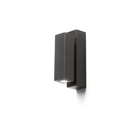 FADO I | geometrische LED wandlamp met richtbare reflector | 3W 4000K | met schakelaar | zwart