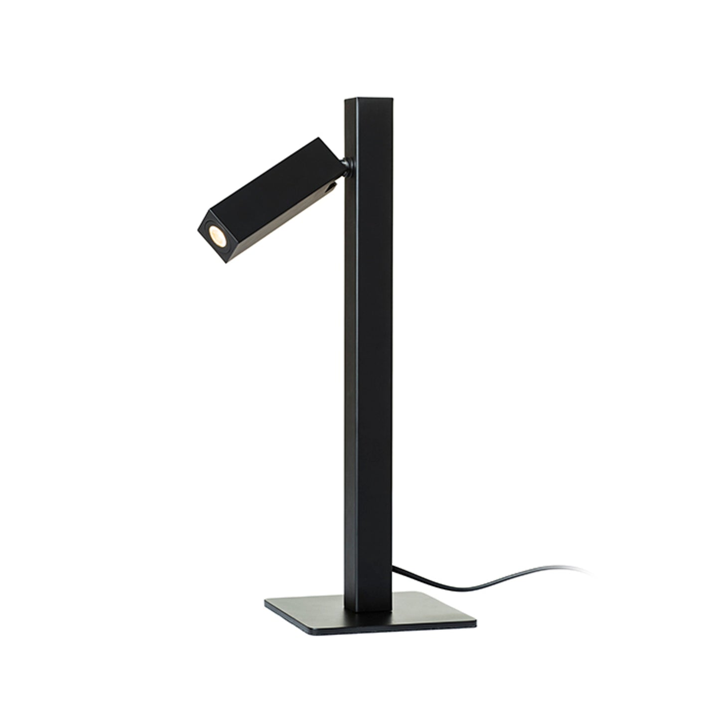DADO | LED tafellamp met verstelbare reflector | 3W 3000K 110lm | 42 cm | zwart