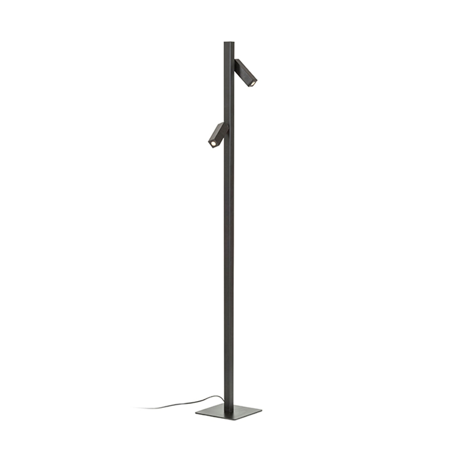 FADO LED vloerlamp zwart verstelbaar