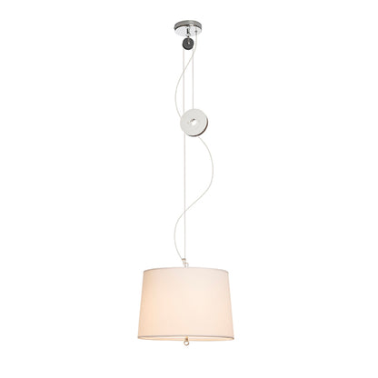 LEVITA | in hoogte verstelbare hanglamp met katrol | E27 | 39 cm | wit of zwart | met of zonder lichtbron