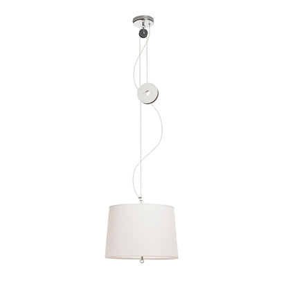 LEVITA | in hoogte verstelbare hanglamp met katrol | E27 | 39 cm | wit of zwart | met of zonder lichtbron
