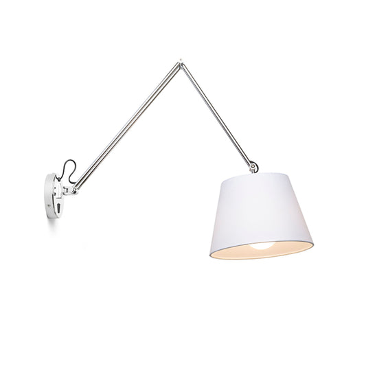 ASHLEY | wandlamp met arm | textielkap, verstelbaar