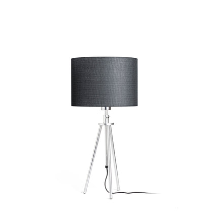 GARDETTE tafellamp zwart aluminium