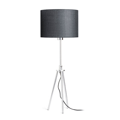GARDETTE | tafellamp met aluminium voet | E27 max 15W | 74 cm | zwart/aluminium