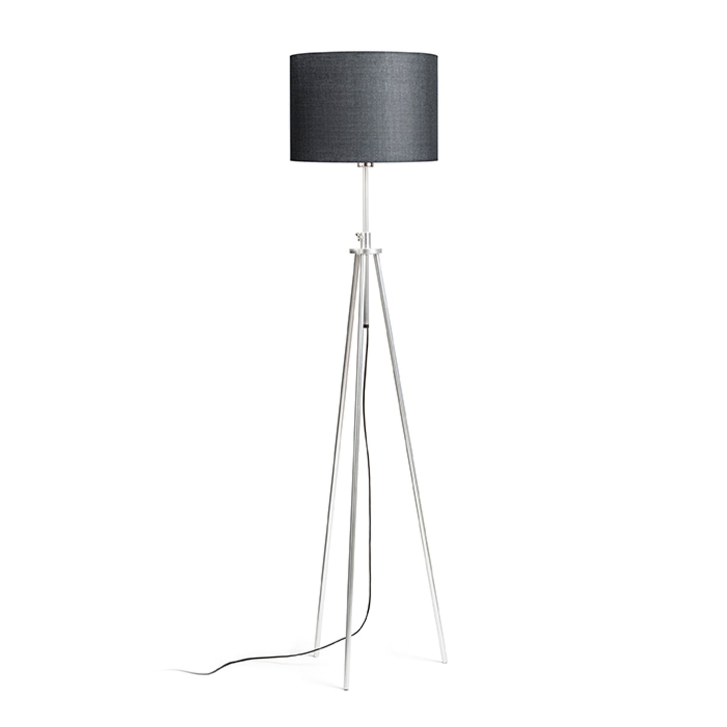 GARDETTE vloerlamp zwart aluminium E27