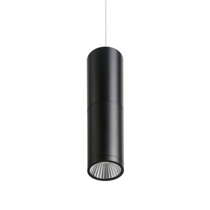 BOGARD | cylindrical LED pendant light | 5W 472lm 3000K | matt black or matt nickel