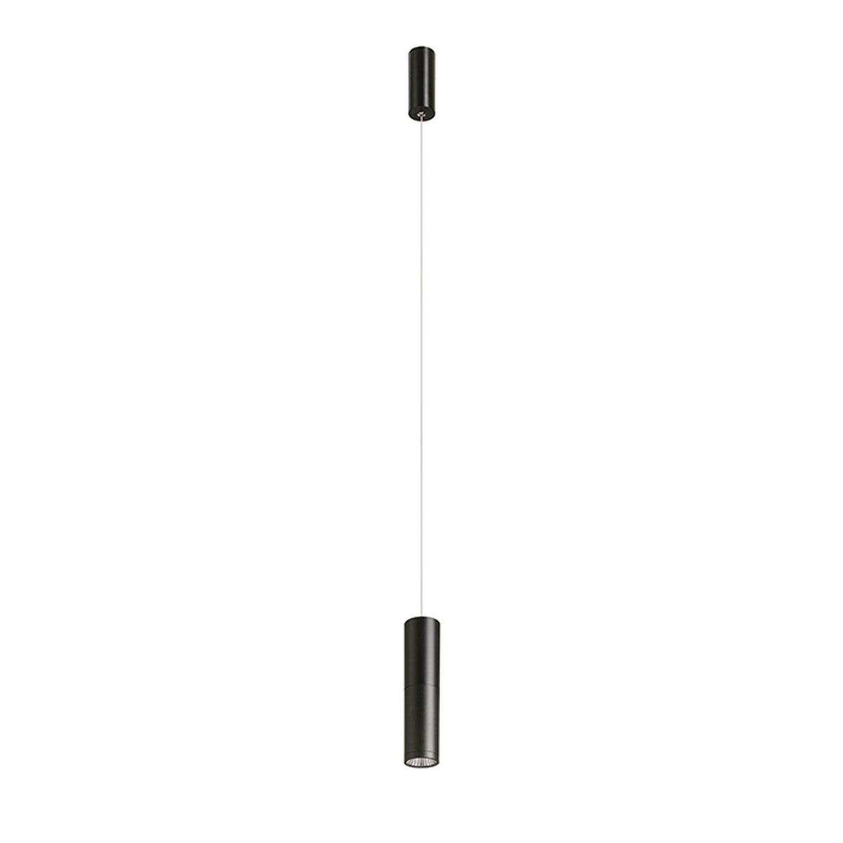 BOGARD | cylindrical LED pendant light | 5W 472lm 3000K | matt black or matt nickel