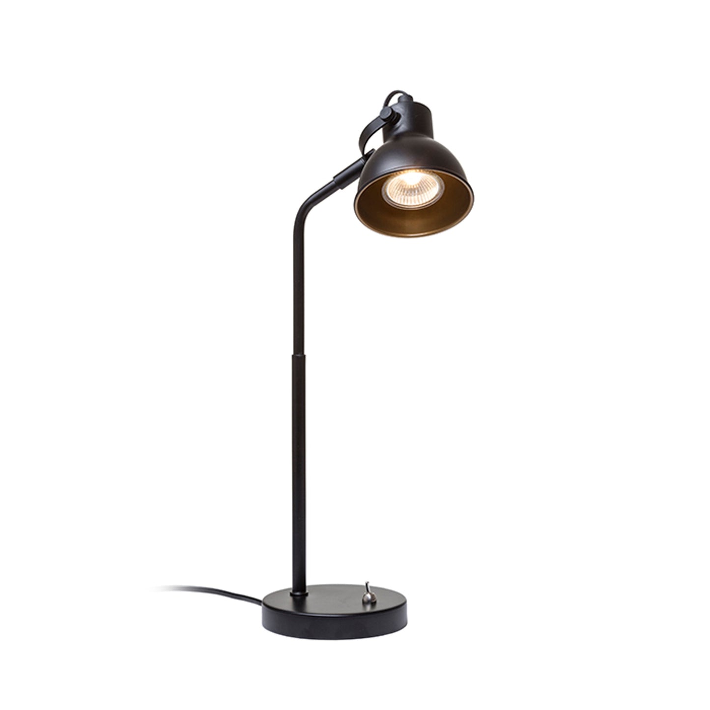 ROSITA retro tafellamp zwart goud