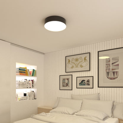 COIMBRA | grande plafoniera rotonda | LED 24W 1800lm 3000K | 44,5 cm | nera