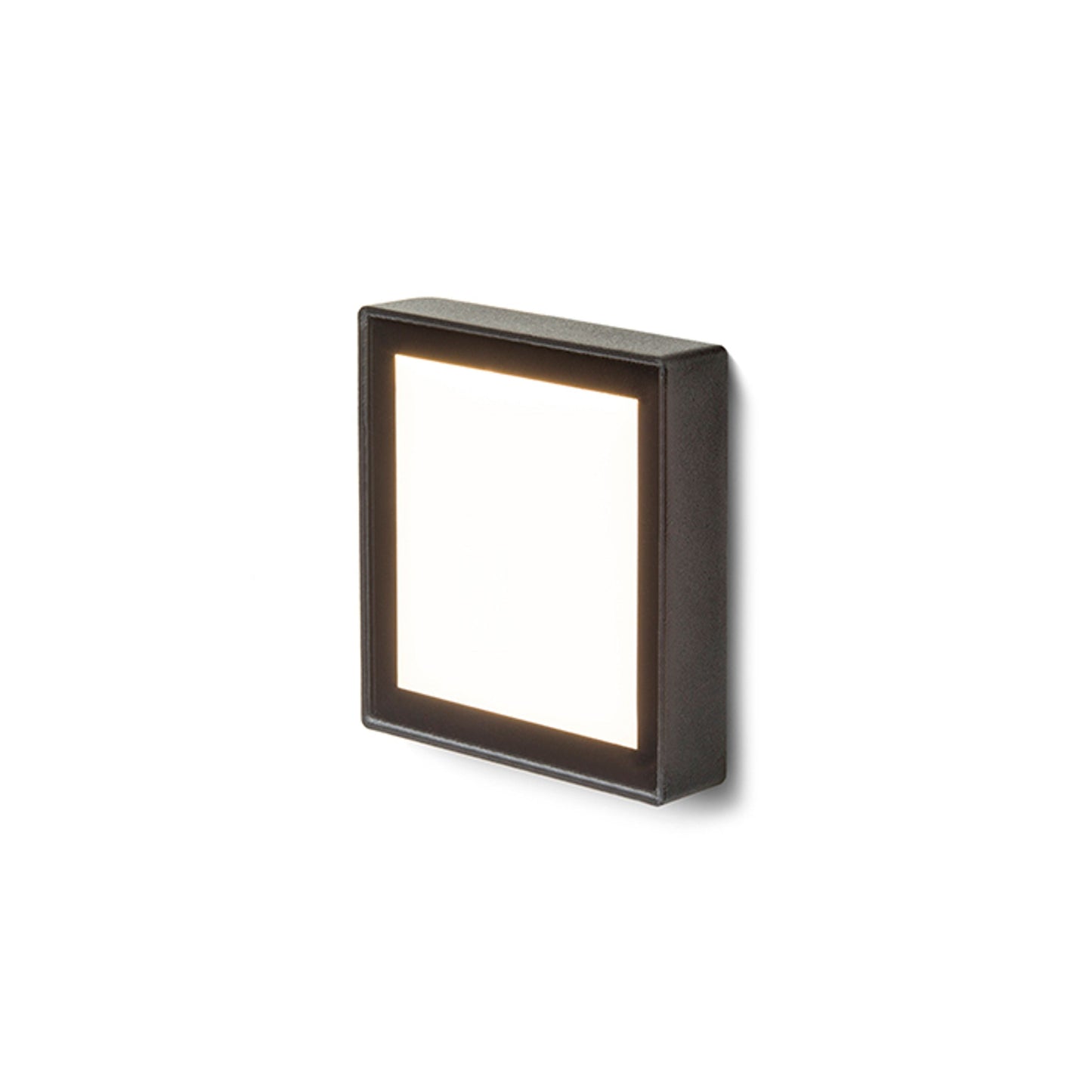 DEJAVU SQ 9 inbouw wandlamp buiten zwart LED 3,5W IP65 3000K