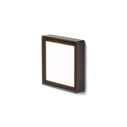 DEJAVU SQ 9 inbouw wandlamp buiten zwart LED 3,5W IP65 3000K
