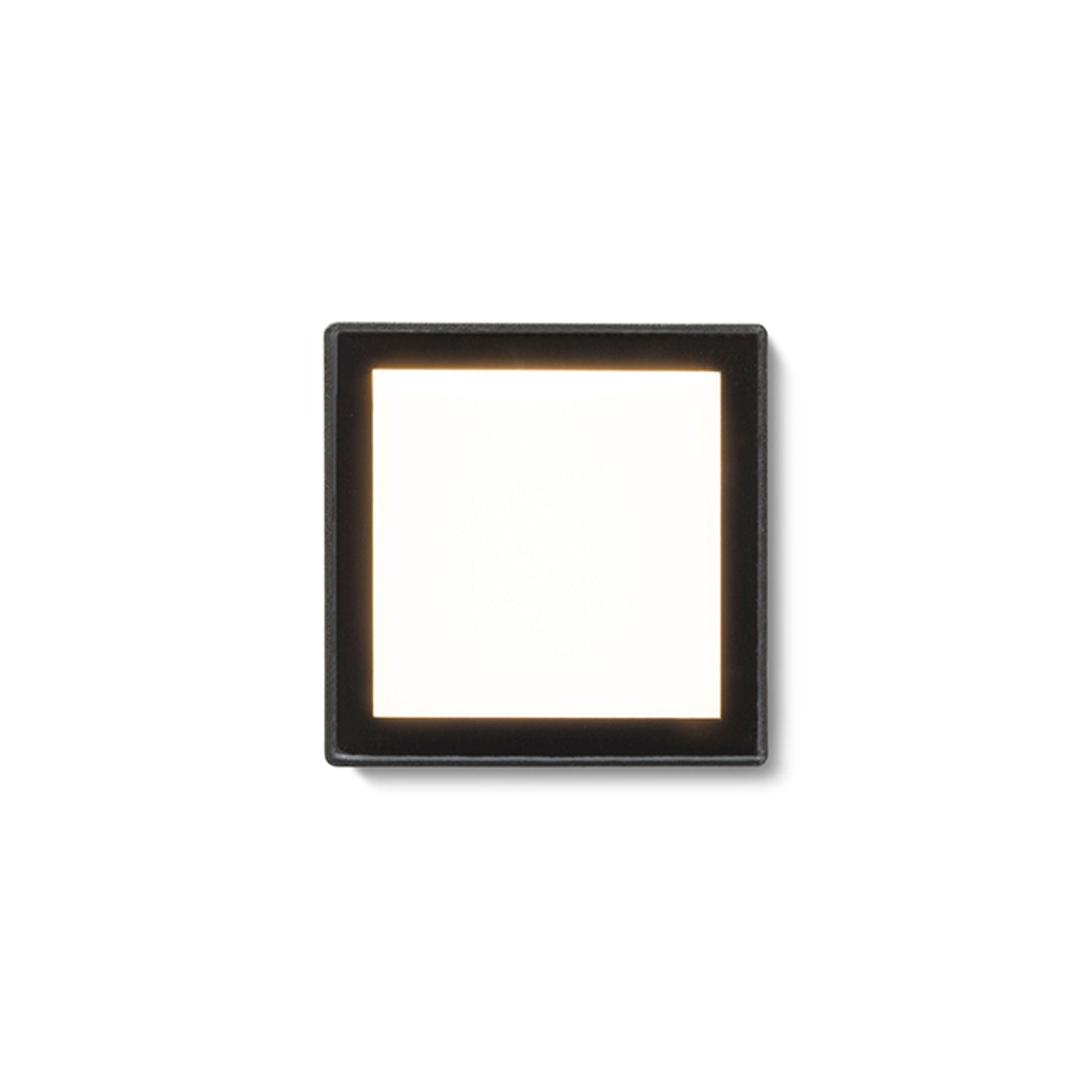 DEJAVU SQ 9 inbouw wandlamp buiten zwart sfeerbeeld pad