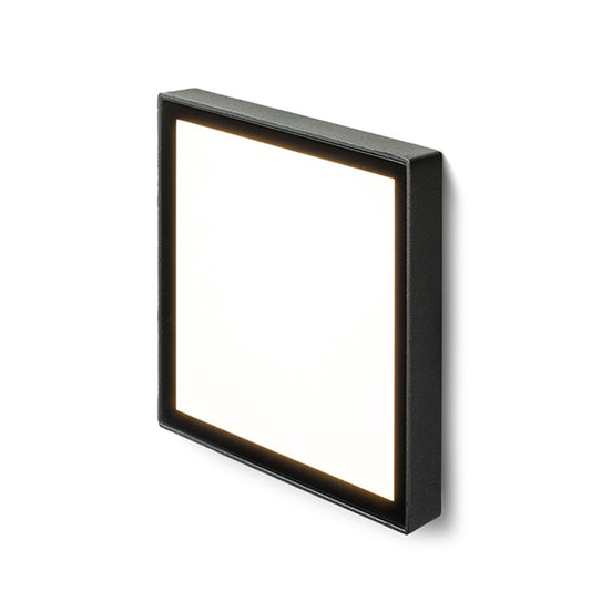 DEJAVU SQ 14 inbouw wandlamp buiten zwart LED 6W IP65 3000K