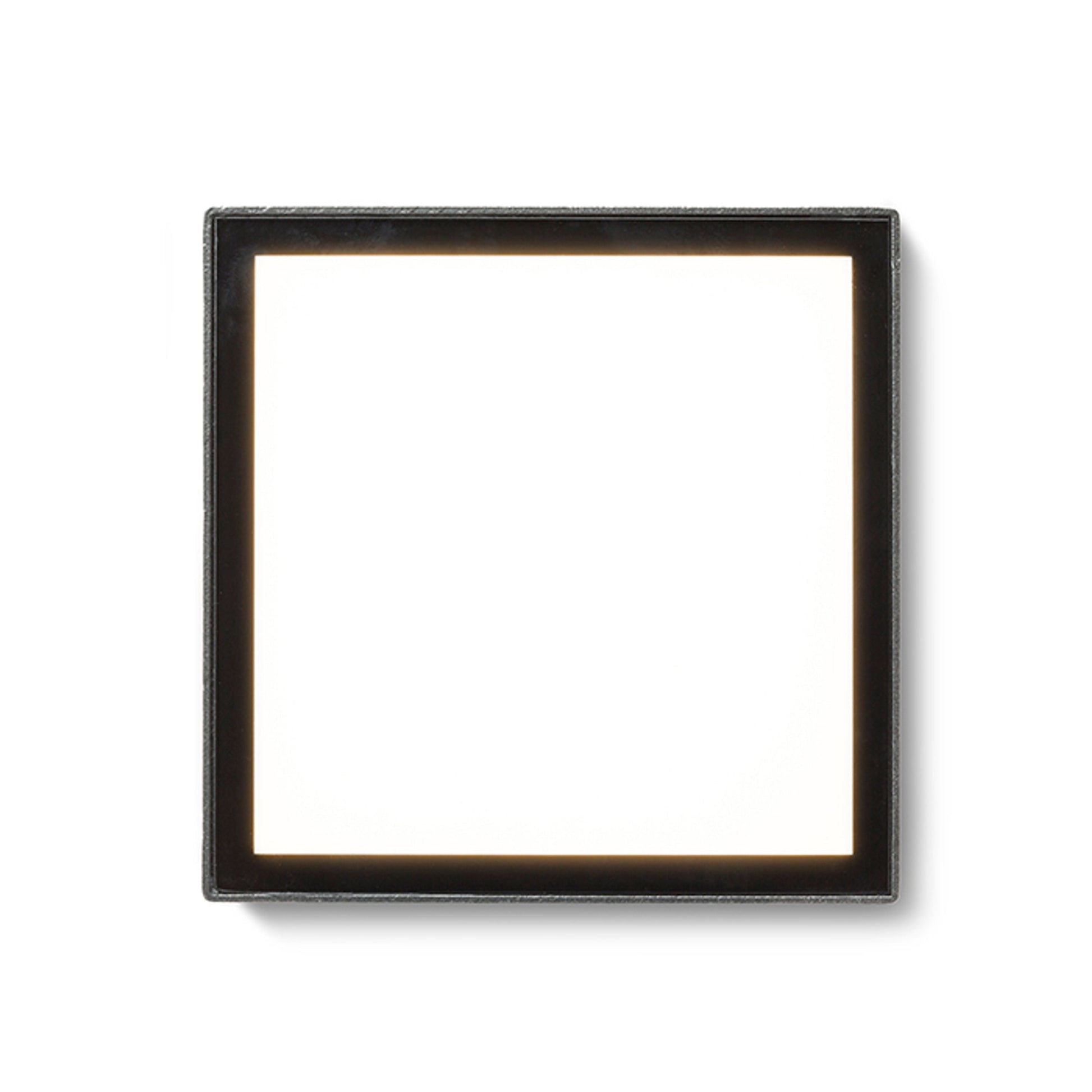 DEJAVU SQ 14 inbouw wandlamp buiten zwart sfeerbeeld
