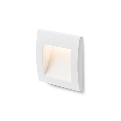 GORDIQ S inbouw wandlamp buiten wit LED 1,5W IP65 3000K