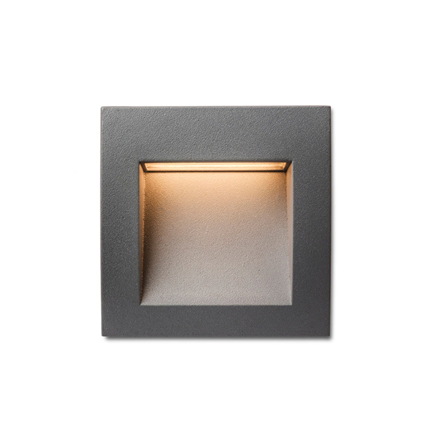 GORDIQ S inbouw wandlamp buiten antracietgrijs detail