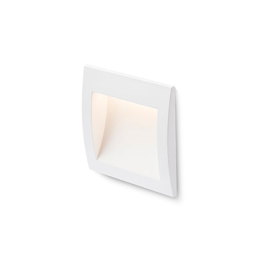 GORDIQ M inbouw wandlamp buiten wit LED 3W IP65 3000K