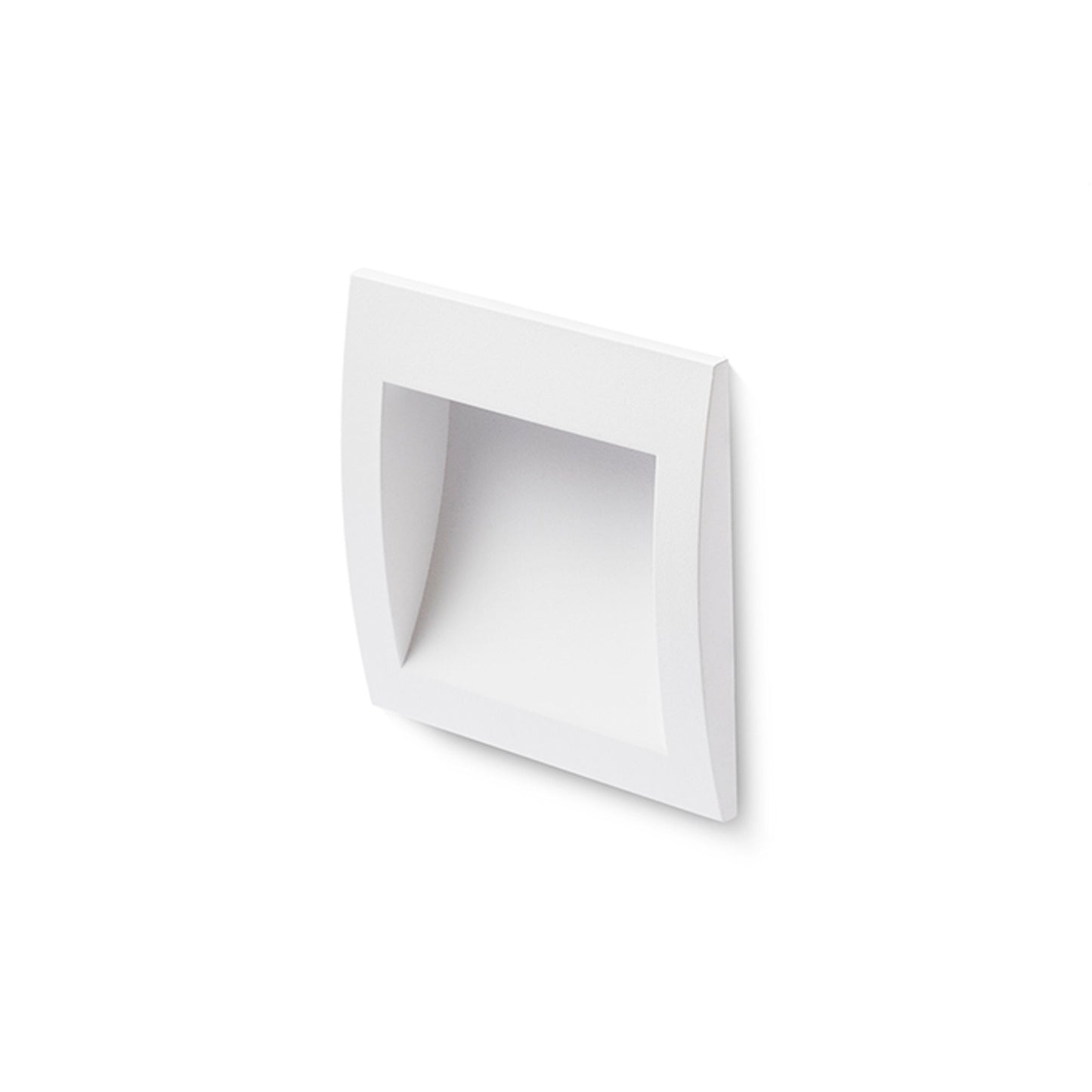 GORDIQ M inbouw wandlamp buiten wit detail